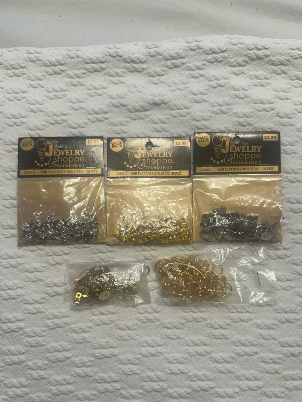 Bulk Jewelry Shoppe Findings Bundle Earring Posts & Jump Rings